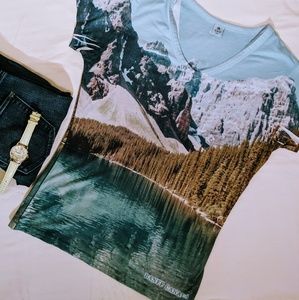 Banff canada landscape tshirt